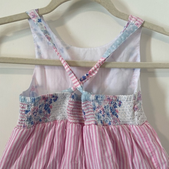 Tommy Bahama girls size 5 patchwork tiered cotton dress - Picture 4 of 7